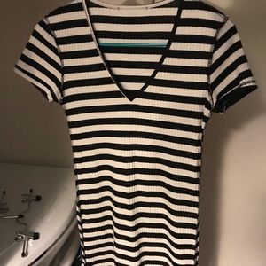 Forever 21 Striped Bodycon Dress
